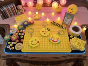 Vrolijke Emoji / Smiley Sleutelhanger